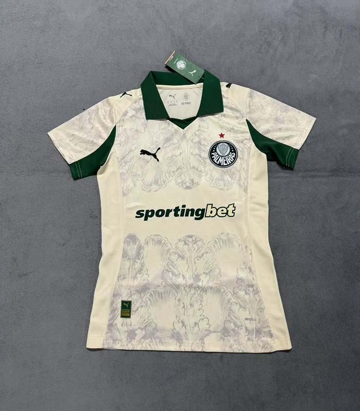 AAA Quality Palmeiras Woman 25/26 Third Light Beige Jersey
